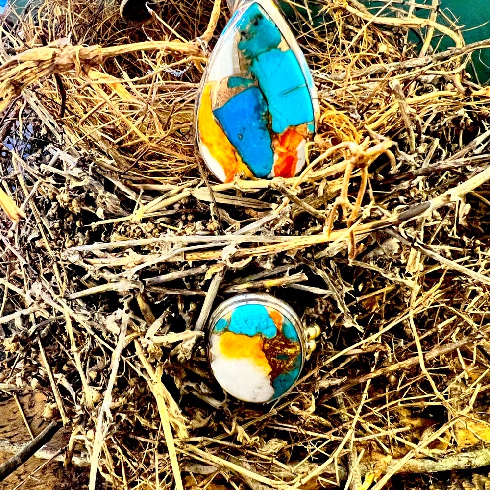Beautiful New in Box Turquoise Set